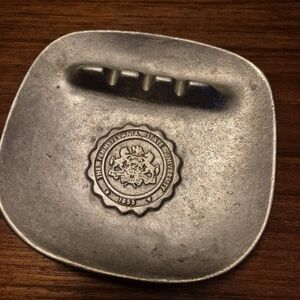 Vintage Pewter Ashtray